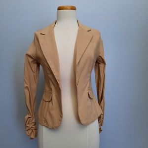 Nude beige women blazer